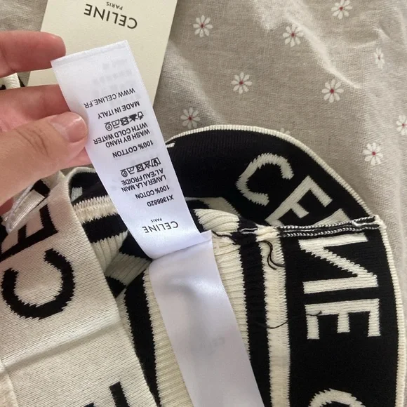 Celine Crop Top White Size S - Picture 4 of 5